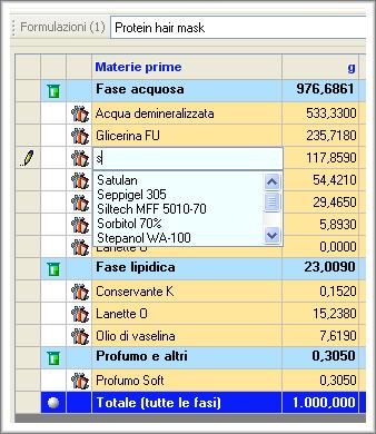 Registrazione assistita delle composizioni