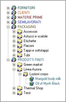 Organizzazione gerarchica dei dati